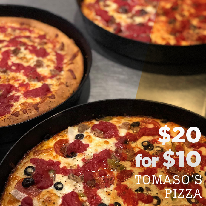 $20 Tomaso's Pizza gift card